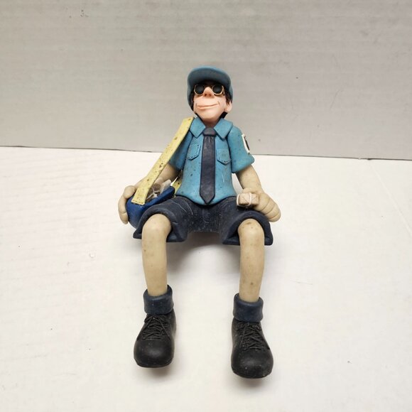 Decor Display Male Postal Worker Man Post Office D. Manning Art Shelf Sitter - Picture 2 of 7